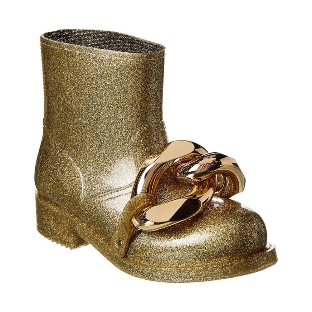 Jw Anderson Chain Rubber Boot, Gold